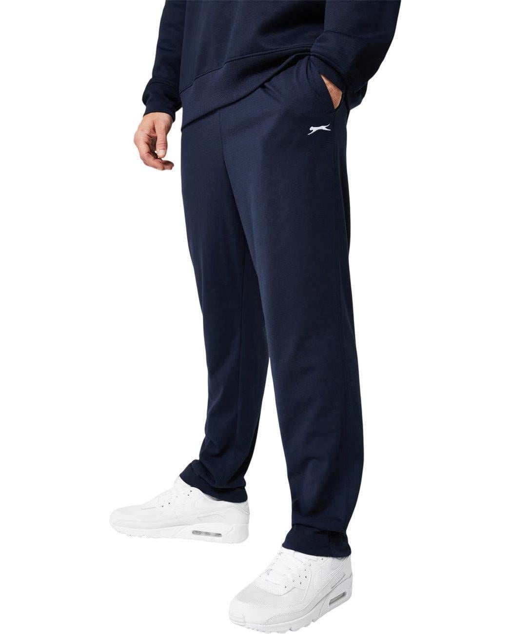 Спортивные штаны-джерси мужские Slazenger 51201922 тонкие L Темно-синий (2512019224301)