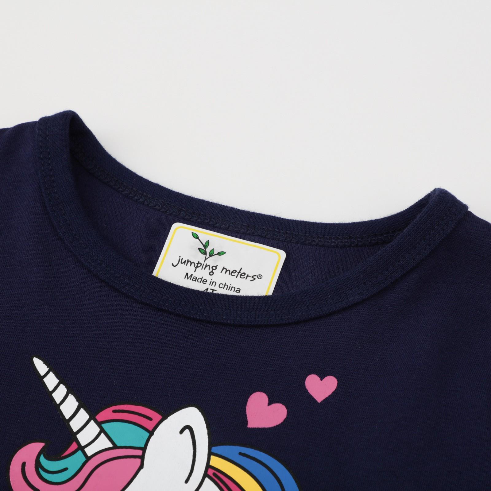 Платье детское с единорогом 98 см Синий (23992020) - фото 4 Платье детское с единорогом 98 см Синий (23992020) - фото 4