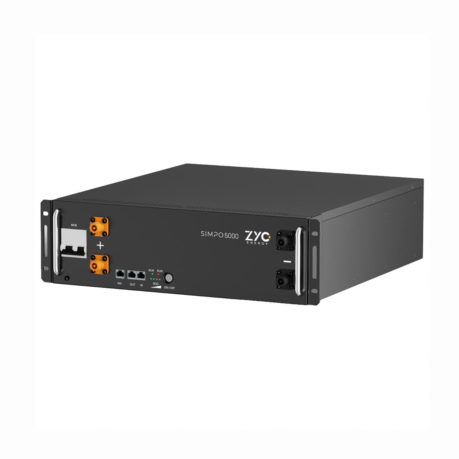 Батарея аккумуляторная ZYC Energy SIMPO 5000 51,2 В 5,12 кВ/ч 100 Ач (ZYCSIMPO50001)