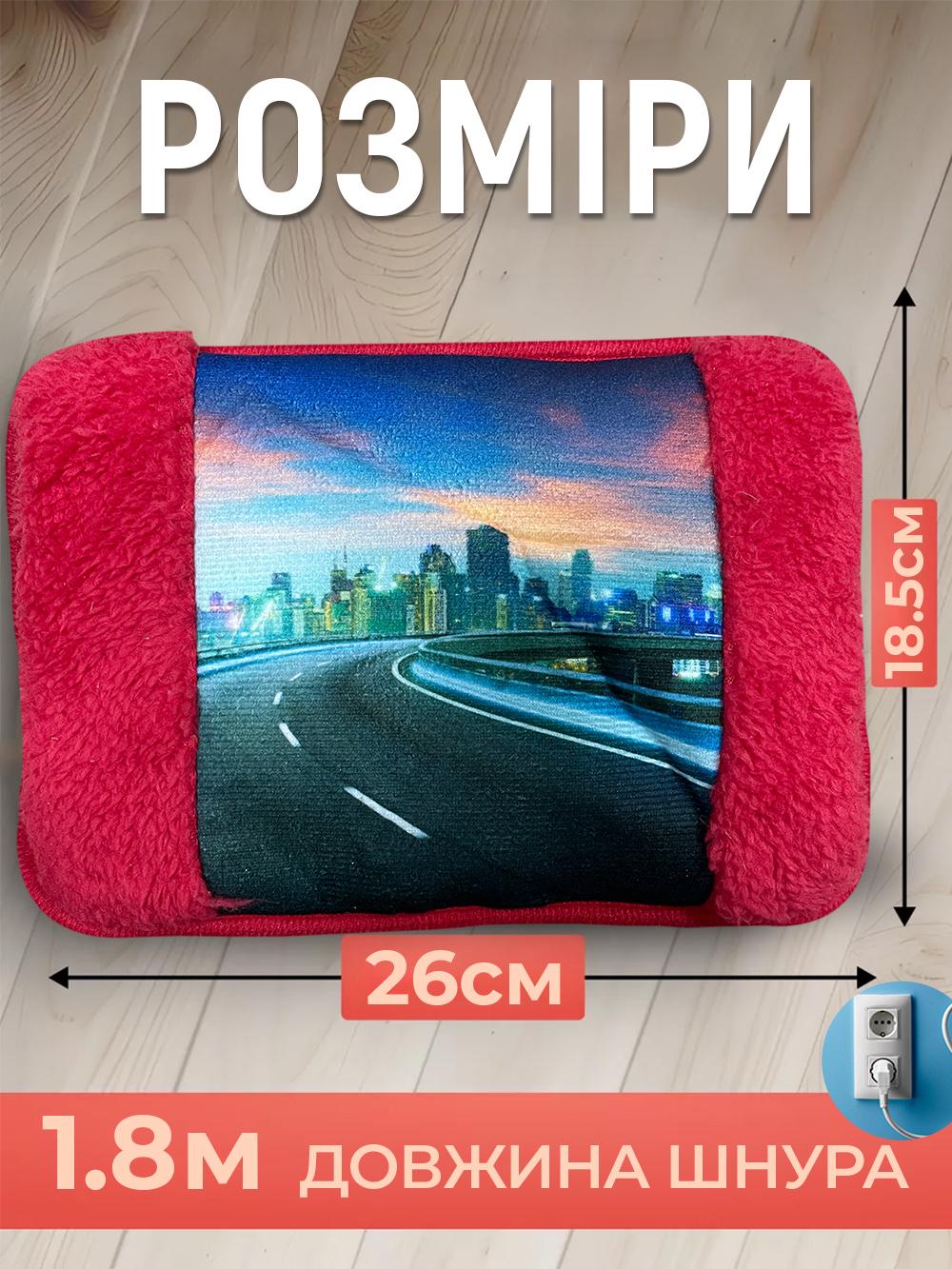 Электрическая грелка Borsa Acqua Дорога муфта с автоотключением Красный (8d84dc71) - фото 4