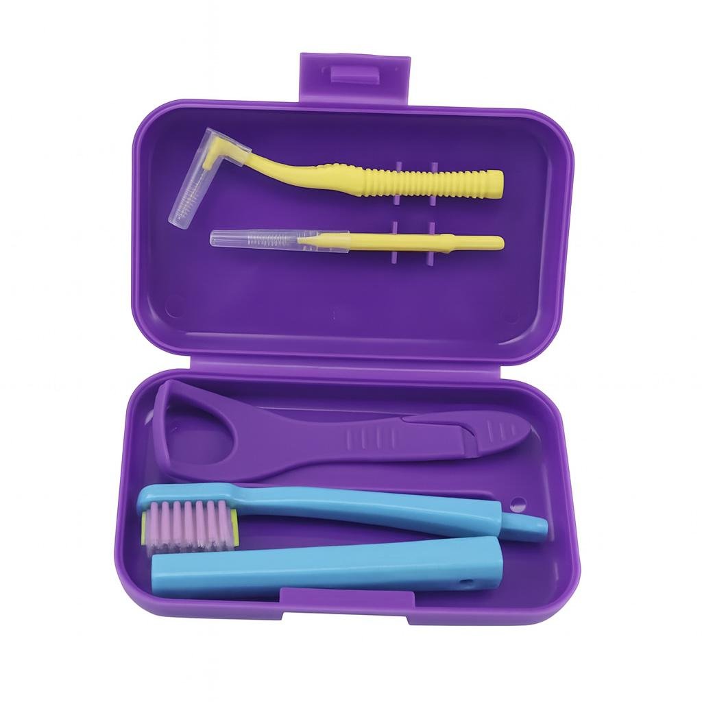 Набор по уходу за зубами дорожный Cocogreat Фиолетовый