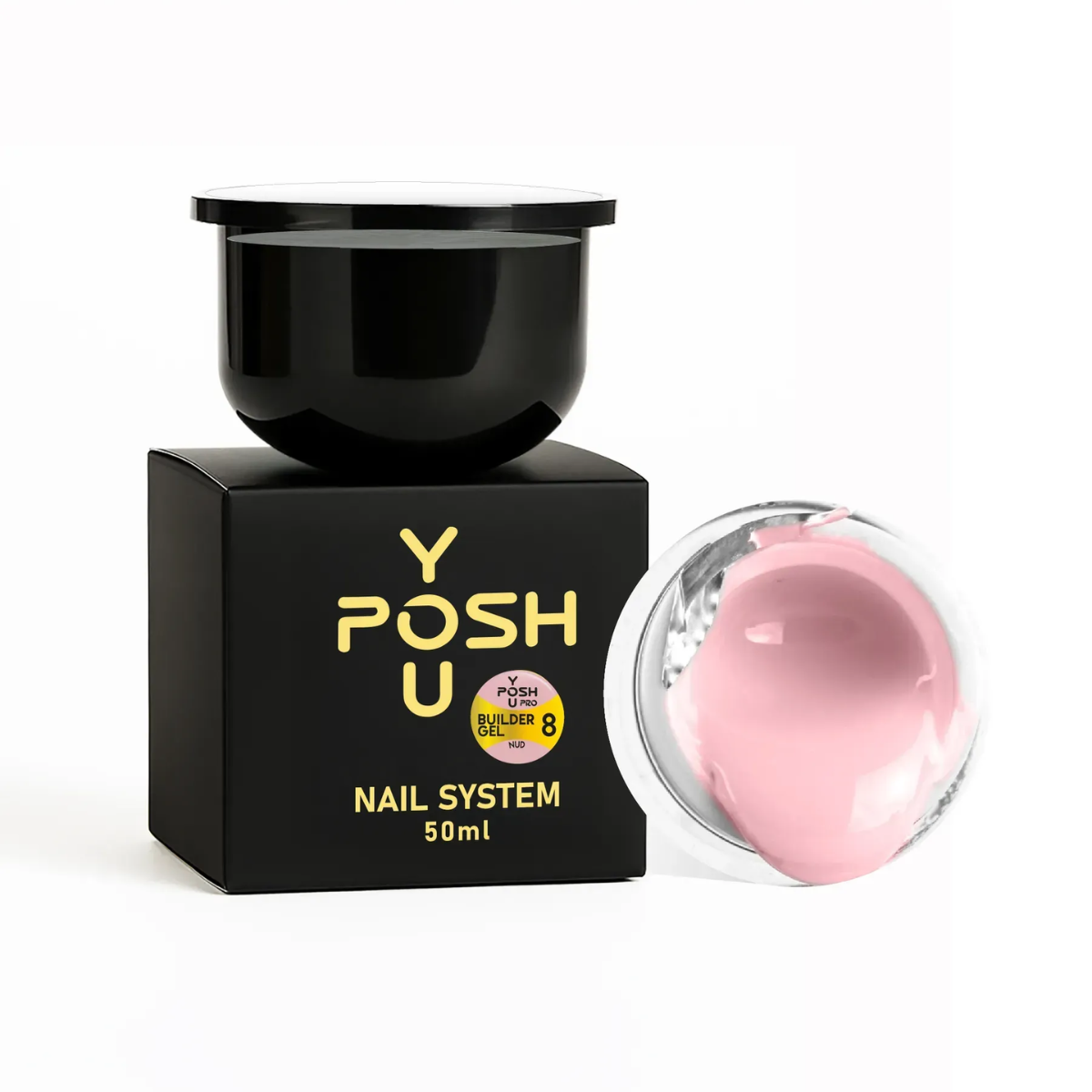 Білдер-гель для нарощування нігтів YouPOSH Refill Builder Gel рефіл 50 мл 08 Nude Натуральний (13353897)