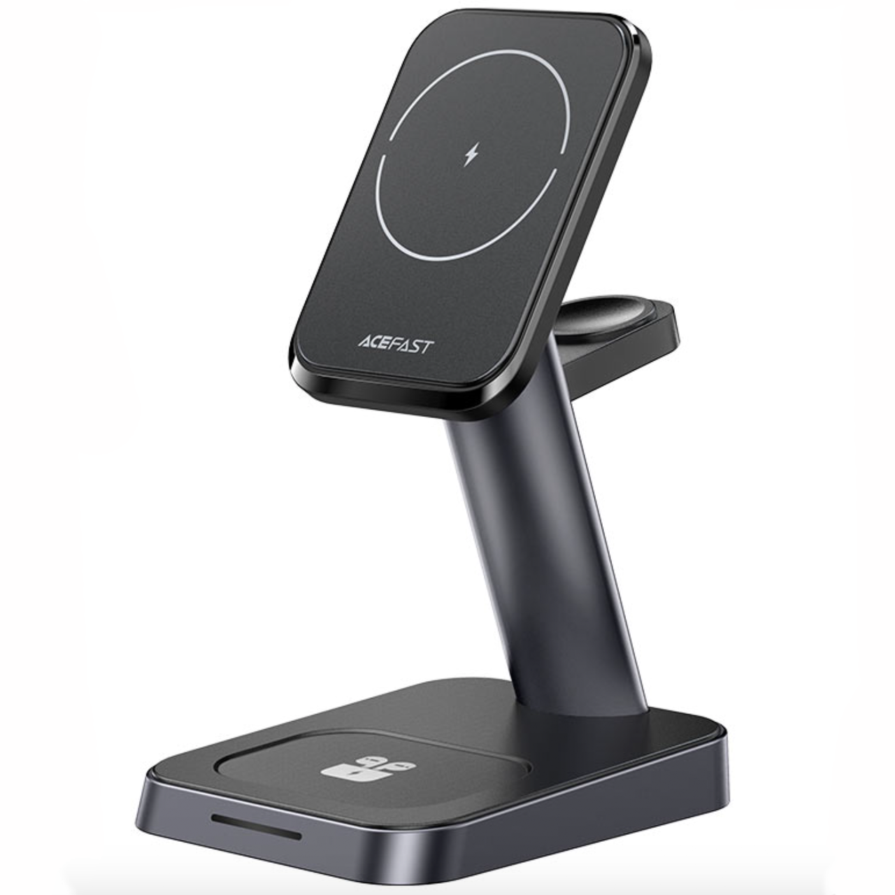 Бездротова зарядка AceFast E3 Desktop 3in1 Wireless Charging Stand, Black