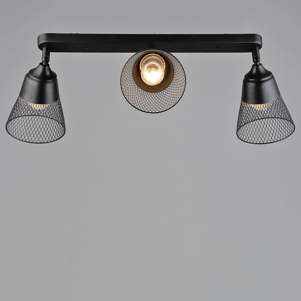 Люстра потолочная в стиле лофт Light House SRS-20421/3 BK Черный