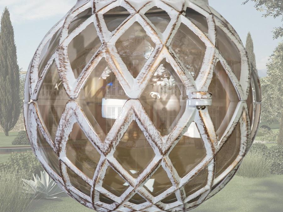 Садовый светильник Белый/Патина (DJ070-S-H WH) - фото 3 Садовый светильник Белый/Патина (DJ070-S-H WH) - фото 3