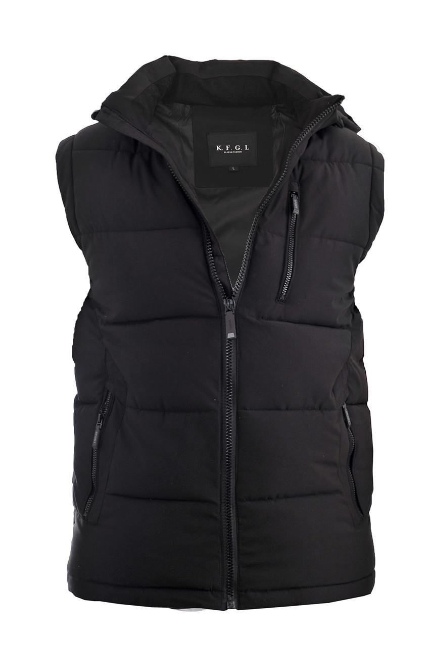 Жилет чоловічий Kaifangelu 23-HC003 Чорний (23-HC003_43_48)