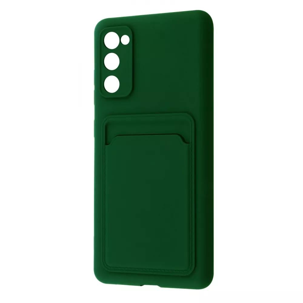 Чохол-накладка для телефону WAVE Colorful Pocket Samsung Galaxy S20 FE Dark green