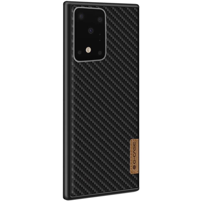 Карбонова накладка G-Case Dark series для Samsung Galaxy S20 Ultra Чорний - фото 2