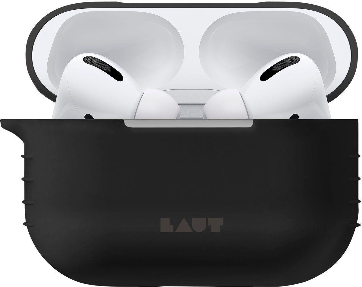 Силиконовый чехол для наушников Laut POD Case for AirPods Pro, Black (L_APP_POD_BK) - фото 2