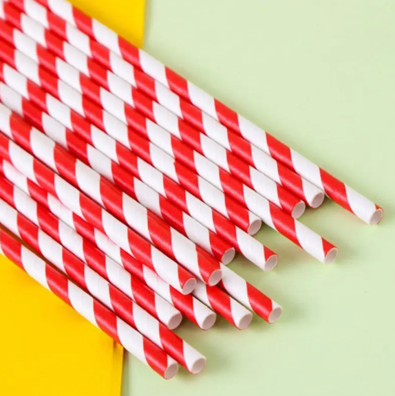 Трубочки коктейльні у смужку 25 шт. 20 см Червоно-білий (2108/6) - фото 4 Трубочки коктейльні у смужку 25 шт. 20 см Червоно-білий (2108/6) - фото 4