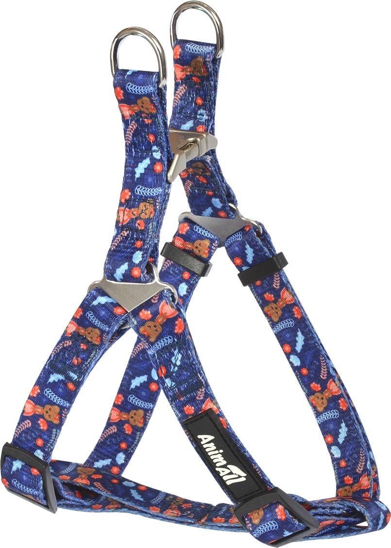 Шлея для собак AnimAll HL-H-T001A S-4 1,5x33-50 см Синий (2000981199302)