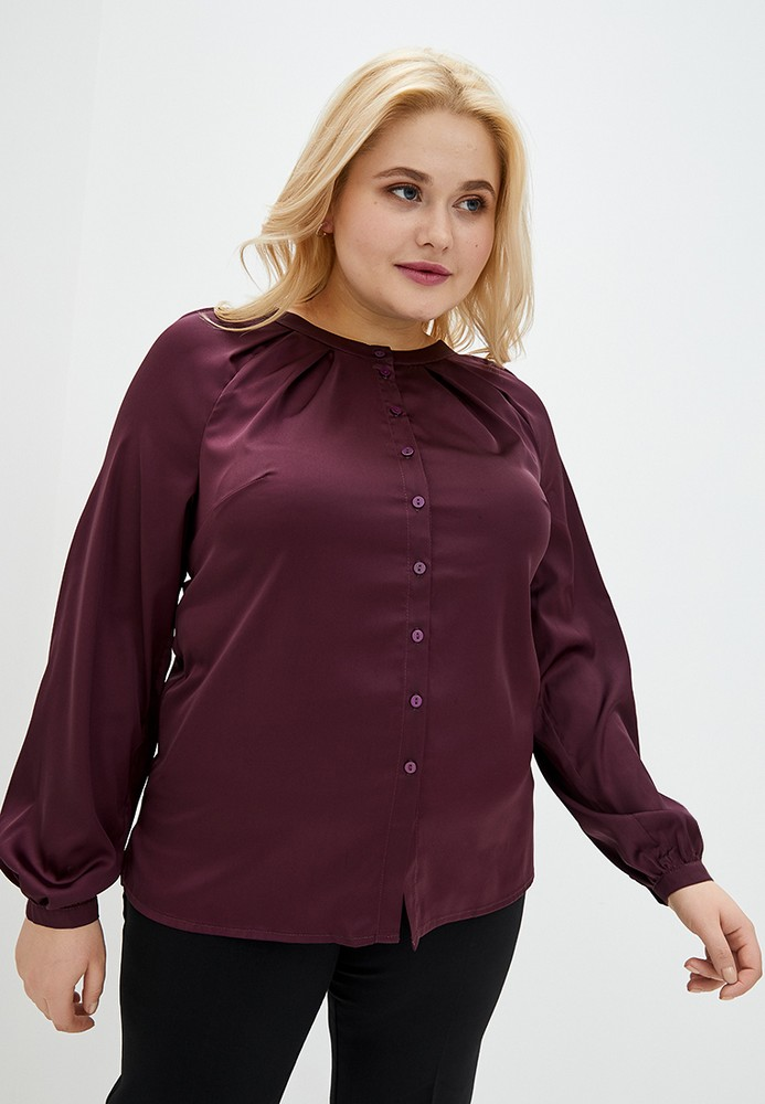 Блуза Jhiva р. 56 Фиолетовый (70047978)