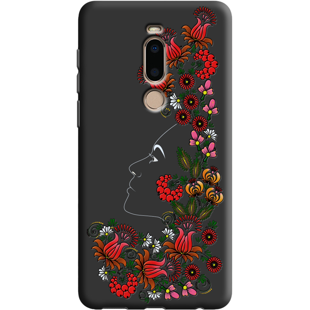 Чехол Boxface Meizu M8 3D Ukrainian Muse Черный силикон (35852-bk64-38817)