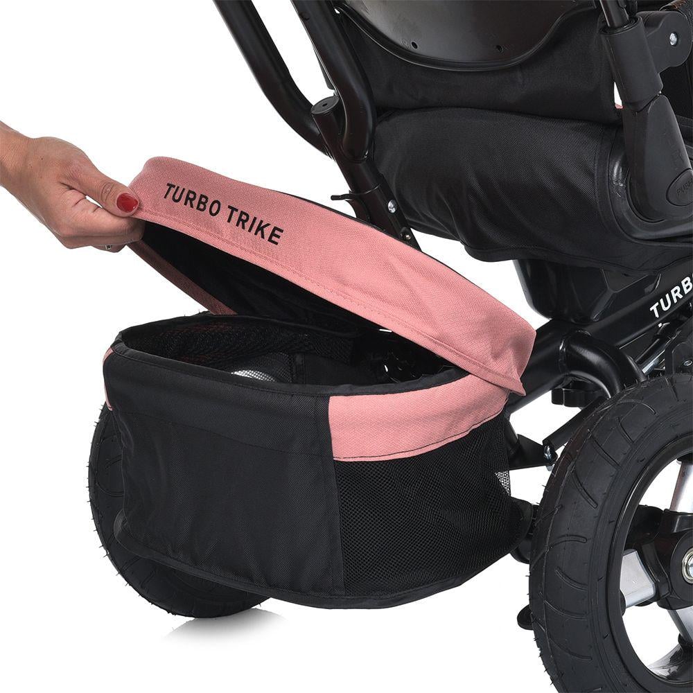 Дитячий велосипед триколісний Turbo Trike MT 1007 гумові колеса Рожевий (294255411) - фото 14