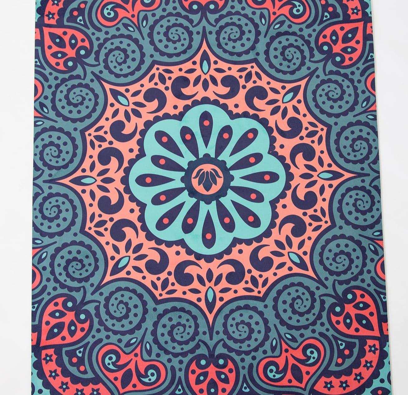 Килимок для йоги та фітнесу OSPORT каучук/замша 4 мм 183x68 см Бірюзово-блакитний (OF-0286-022) - фото 4 Килимок для йоги та фітнесу OSPORT каучук/замша 4 мм 183x68 см Бірюзово-блакитний (OF-0286-022) - фото 4