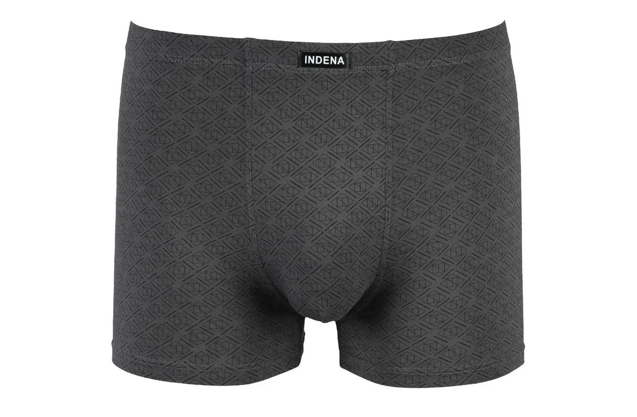 Мужские трусы INDENA Полу-батал 3XL р. 52-54 Темно-серый (205307)
