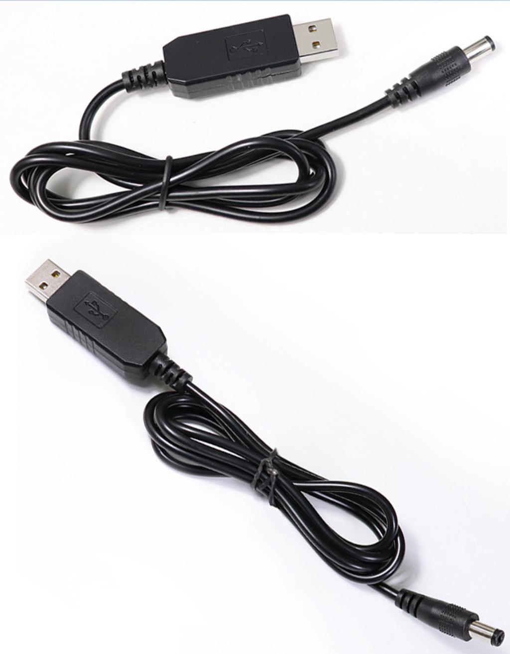 Кабель для питания роутера USB DC 5,5x2,1 мм с 5-12 В 1 м Black (2887) - фото 4