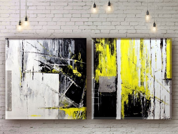 Картина модульна ArtStar Абстракція MHM17_2_005 60х120 см 2 частини