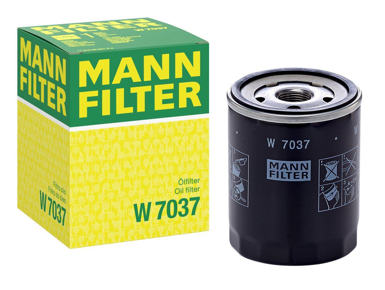 Фильтр смазки Mann-Filter (W7037) Фильтр смазки Mann-Filter (W7037)