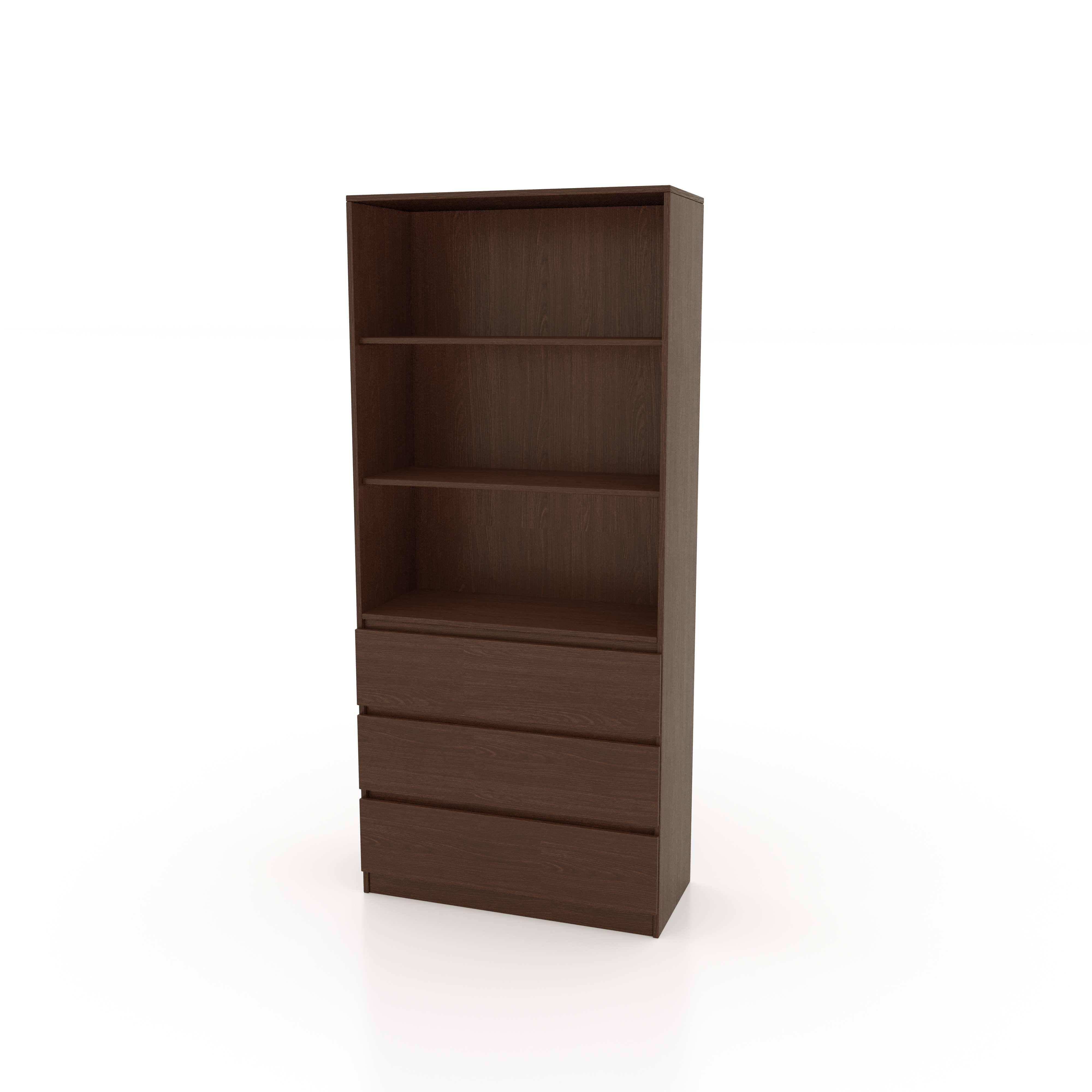 Шкаф книжный STL1 Line 800х350х1800 мм Венге Магия