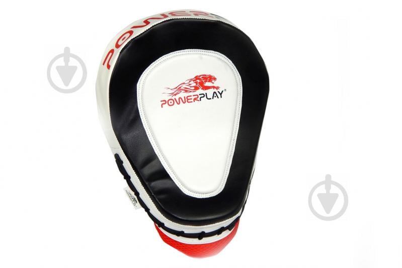 Лапи боксерські PowerPlay 3042 PU Чорно-Білі - фото 2