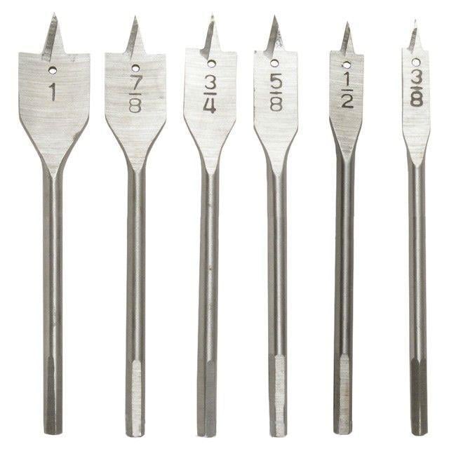 Набір пір'яних свердел Intertool по деревині 6 шт. (SD-0206)