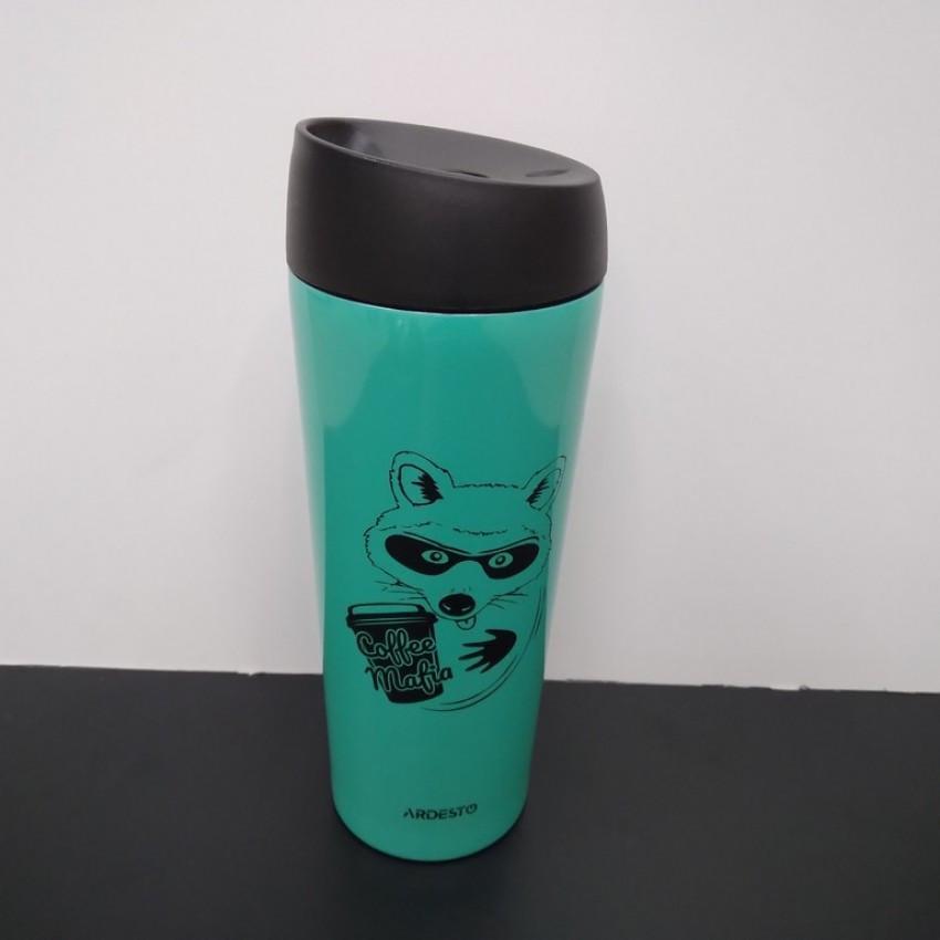 Термочашка Ardesto Coffee time Raccon AR2645DTB 450 мл (1496227280) - фото 1 Термочашка Ardesto Coffee time Raccon AR2645DTB 450 мл (1496227280) - фото 1