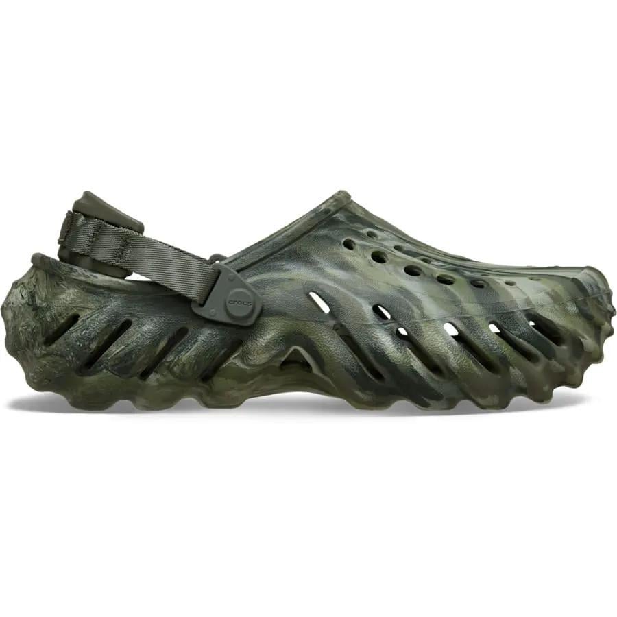 Сабо Crocs Echo Marbled Clog 208454-3N4 M10W12 р. 43/44 28 см Dusty Olive Multi (36899218)