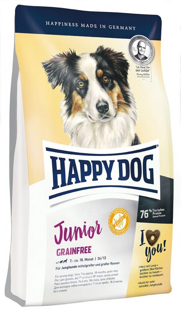 Корм Happy Dog Junior Grainfree для юниоров средних и крупных пород собак 10 кг (60407)