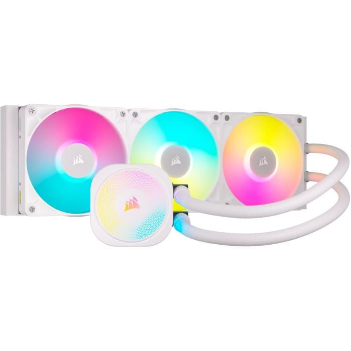 Система водяного охлаждения Corsair iCUE LINK TITAN 360 RX RGB 360 мм 2100 об/мин White (CW-9061021-WW)