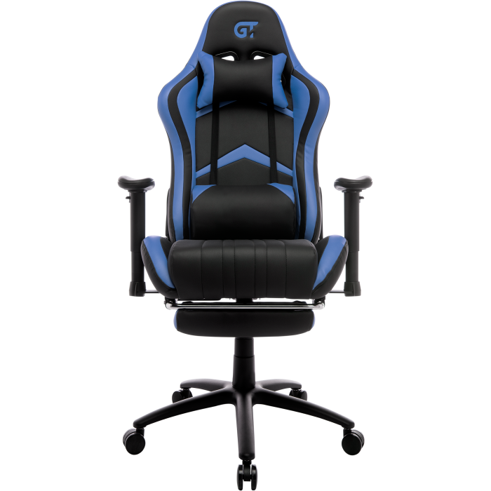 Крісло геймерське GT Racer X-2534-F Black/Blue - фото 3