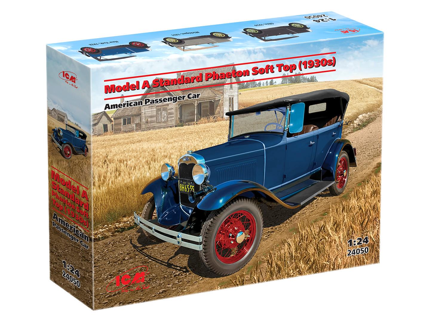 Збірна модель ICM Model A Standard Phaeton 1930-і роки американський легковий автомобіль (24050)