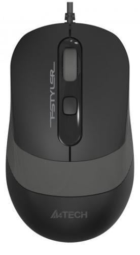 Компьютерная мышка бесшумная A4Tech Fstyler FM10S 1600 dpi USB Черный/Серый (2881181811)