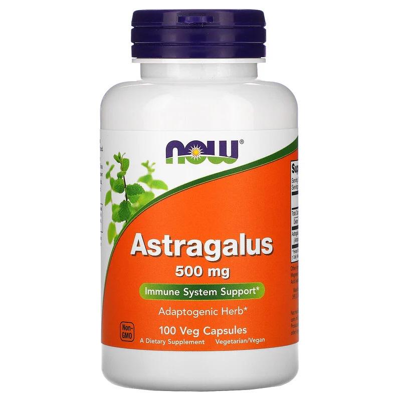 Корінь астрагалу NOW Foods Astragalus 500 мг 100 Caps