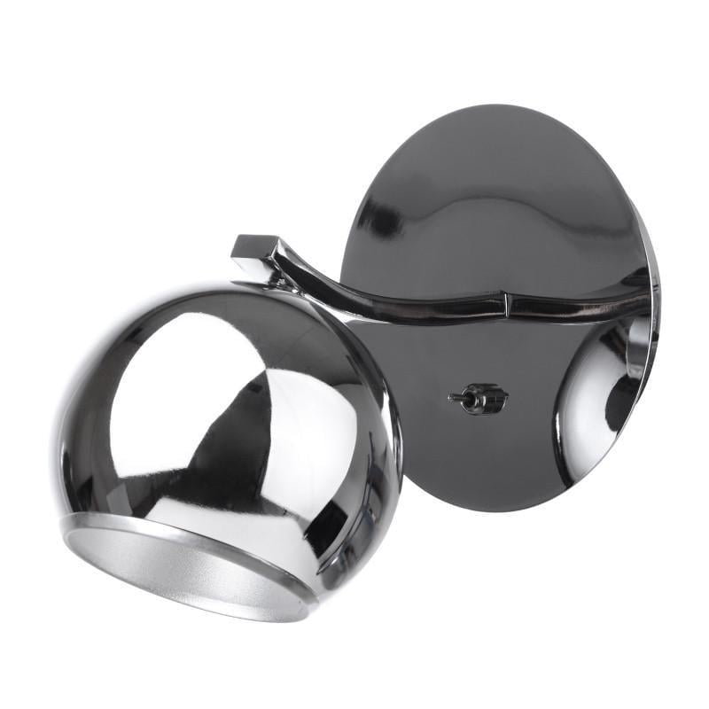Бра направленного света настенное накладное в спальню Brille BL-301W/1 E14 CH 26-300