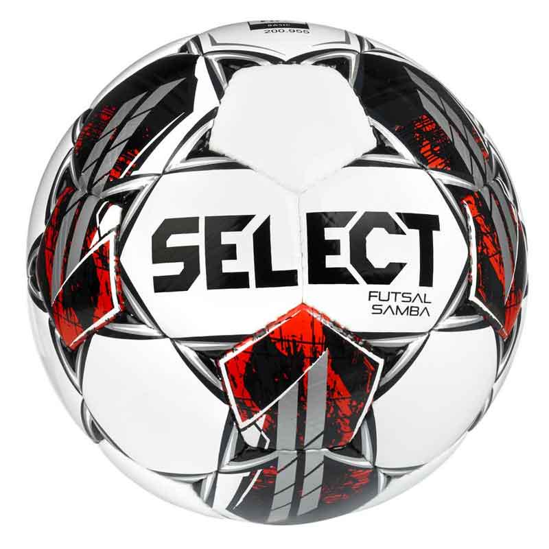 М'яч футзальний Select Futsal Samba v22 Уні р. 4 Біло-сріблястий (106346-402_4)