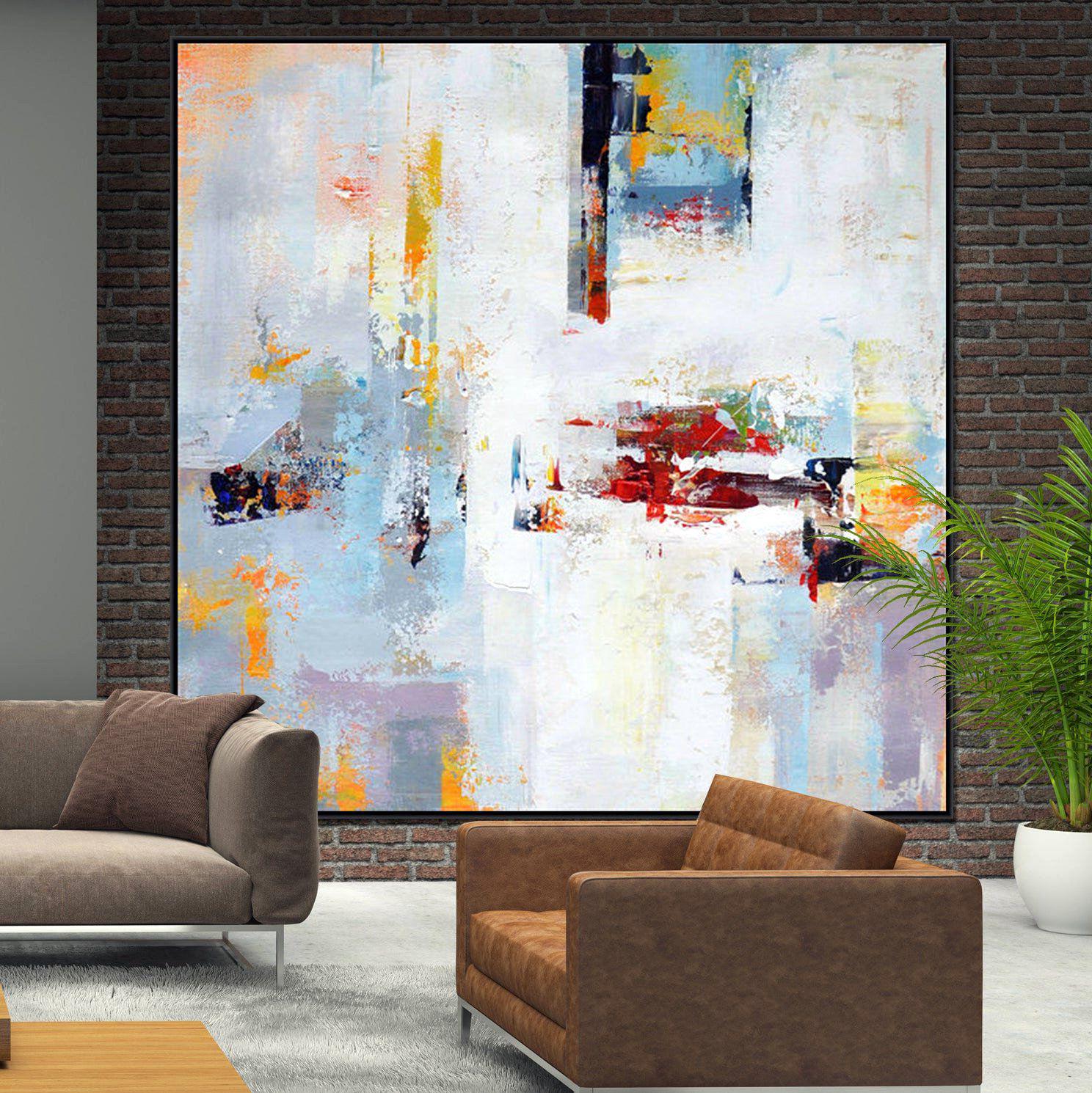 Картина на холсте ArtSale Абстракция 70х70 см abst0137