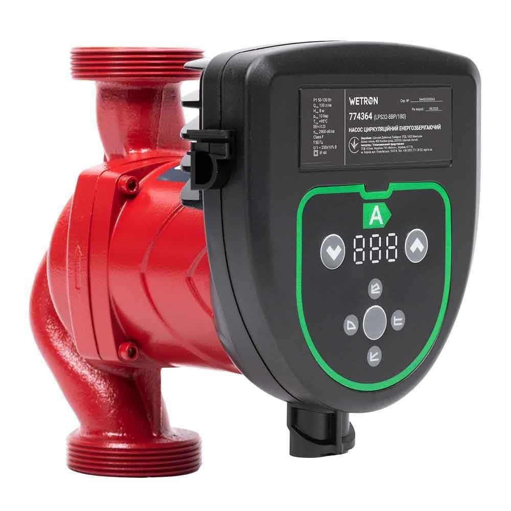 Насос циркуляційний Wetron 50-130 130 Вт H 8 м Q 130 л/хв. електронний (AKD58195) Насос циркуляційний Wetron 50-130 130 Вт H 8 м Q 130 л/хв. електронний (AKD58195)
