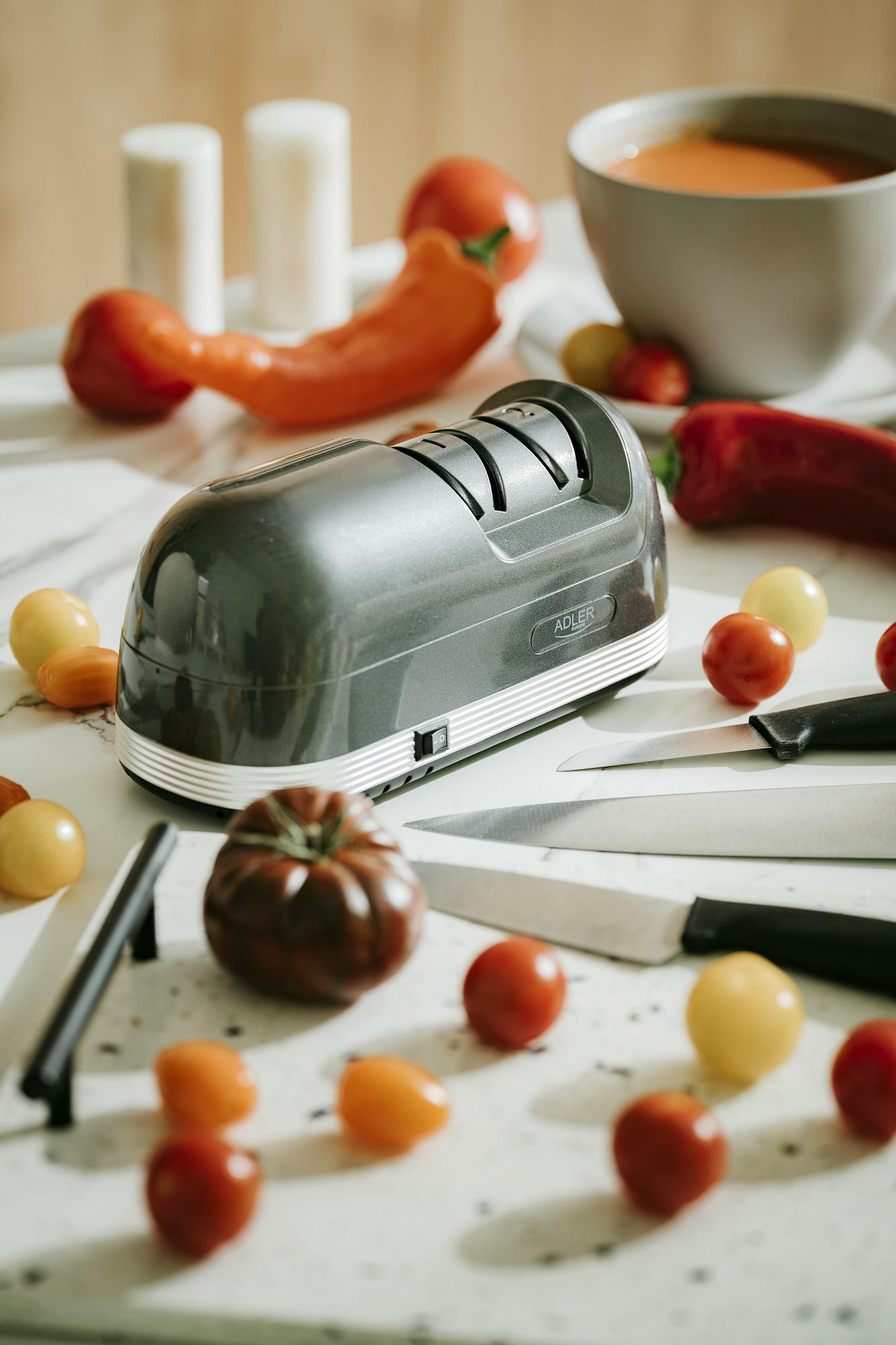 Точилка Adler AD 4508 электрическая для ножей - фото 10 Точилка Adler AD 4508 электрическая для ножей - фото 10