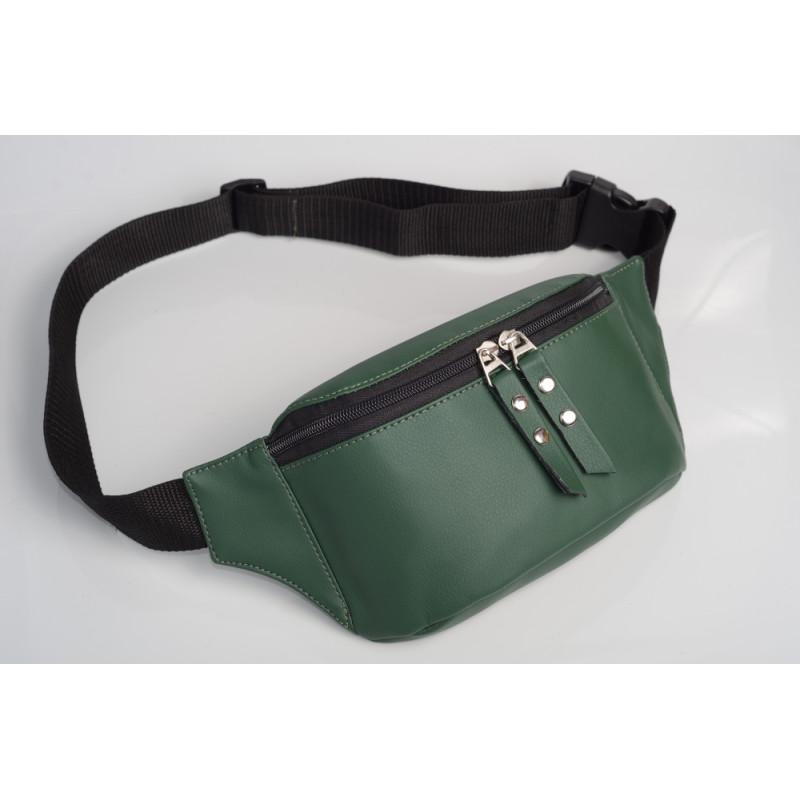 Сумка бананка на пояс Sambag Tirso MTH 31x12x5 см Зеленый