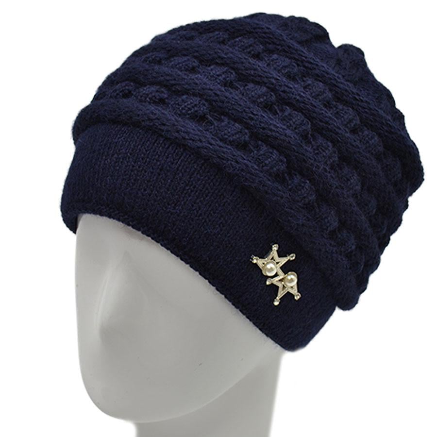 Шапка женская зимняя Lirus Росита двойная OS Синий (73745) Шапка женская зимняя Lirus Росита двойная OS Синий (73745)