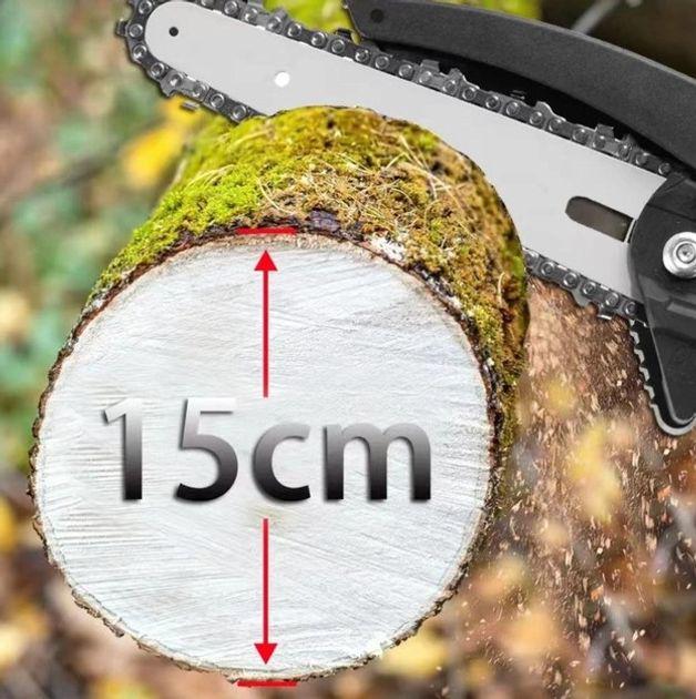 Пила аккумуляторная мини Chain ​​SAW TL 0800 цепная 48V шина 8" с 2 АКБ (8488) - фото 8