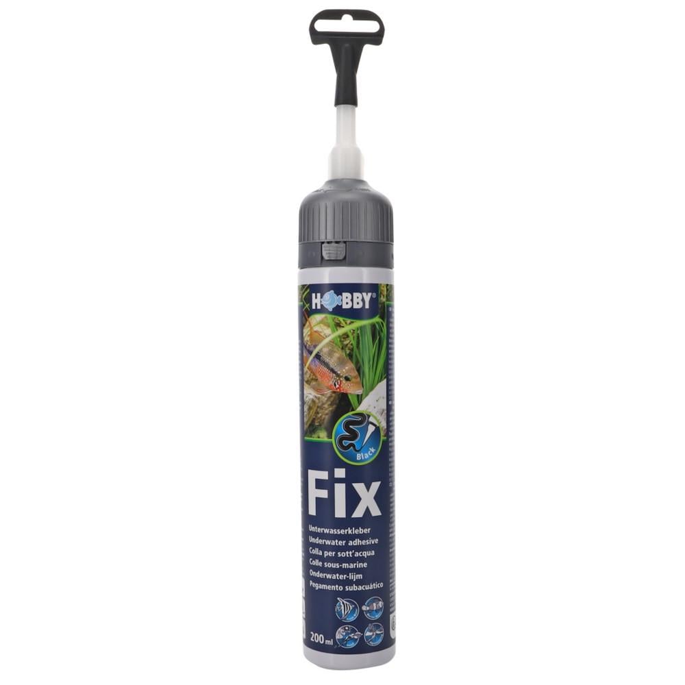 Клей герметик аквариумный Hobby Fix Underwater Adhesive 200 мл Черный (HB11965)