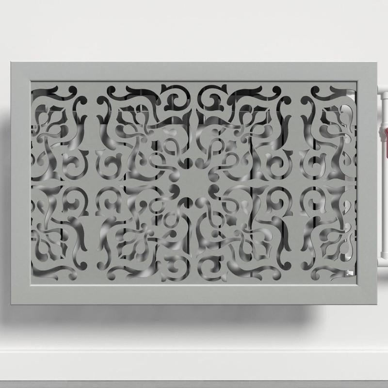 Решетка-экран на батарею SMARTWOOD 1500 мм Серый Бетон (R20855109)