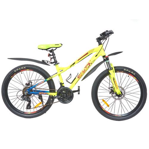 Велосипед Spark Hunter 24" алюминиевая рама 14" Лаймовый (000197996)