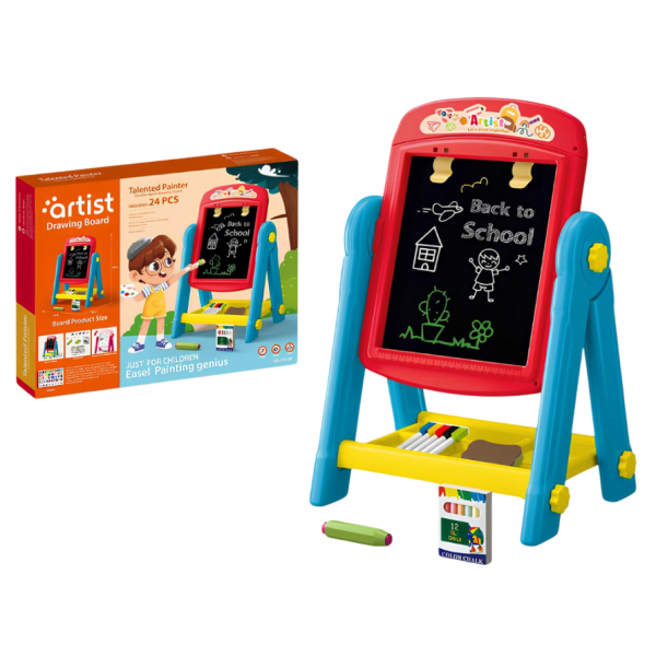 Мольберт двухсторонний для рисования 050-69 34х26х46,5 см Мольберт двухсторонний для рисования 050-69 34х26х46,5 см