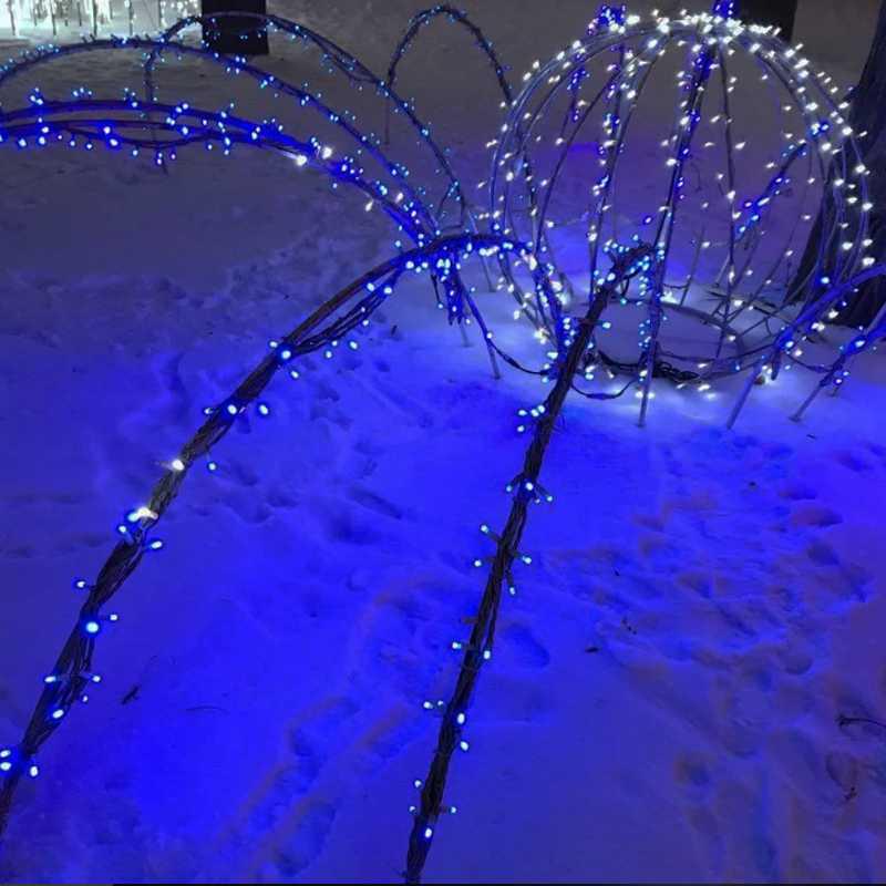 Гирлянда внешняя Wrapper Premium 50LED 5 м 10flash IP65 свет синий Premium - фото 6 Гирлянда внешняя Wrapper Premium 50LED 5 м 10flash IP65 свет синий Premium - фото 6