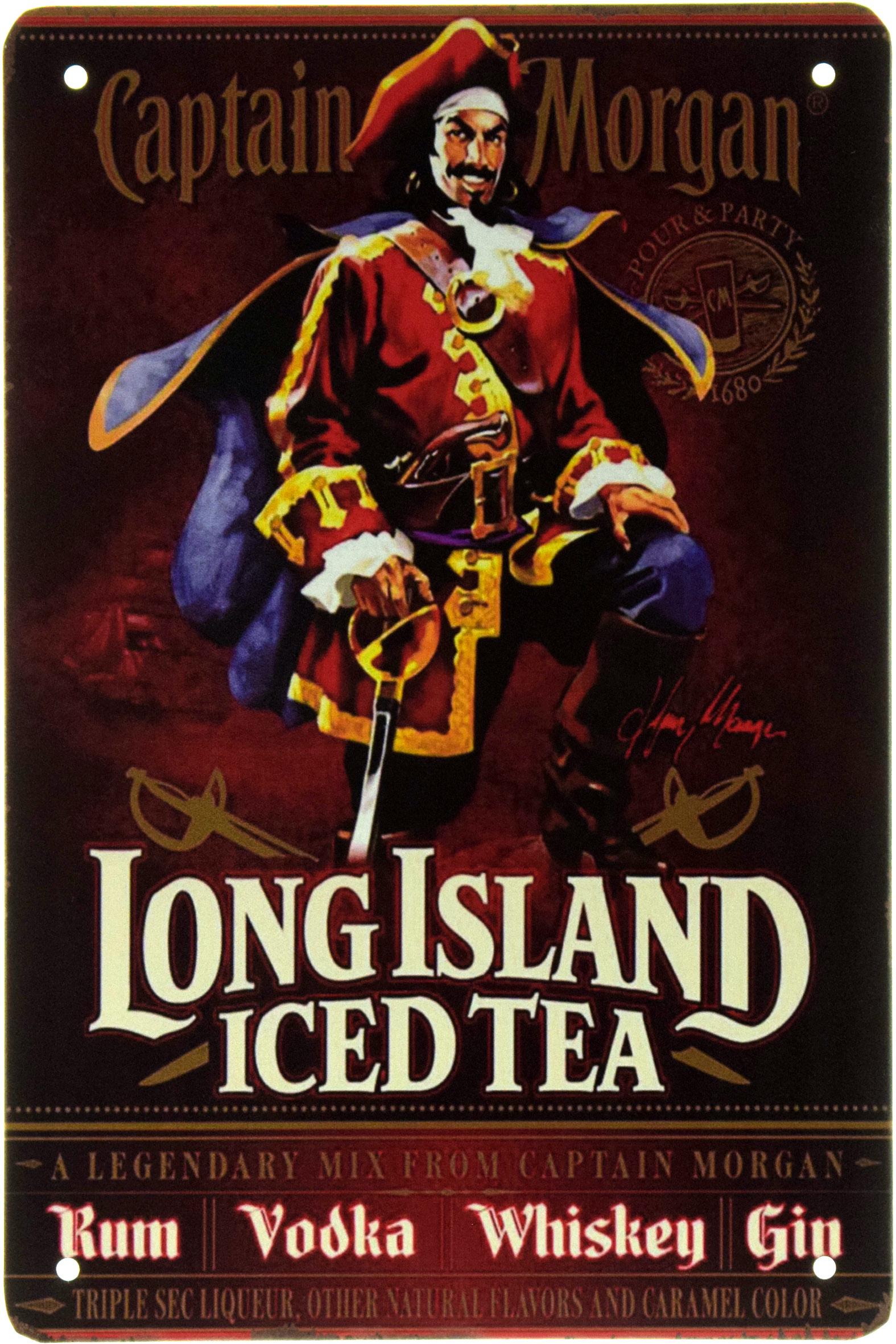 Табличка металева Капітан Морган/Captain Morgan Long Island Iced Tea 20x30 см Табличка металева Капітан Морган/Captain Morgan Long Island Iced Tea 20x30 см