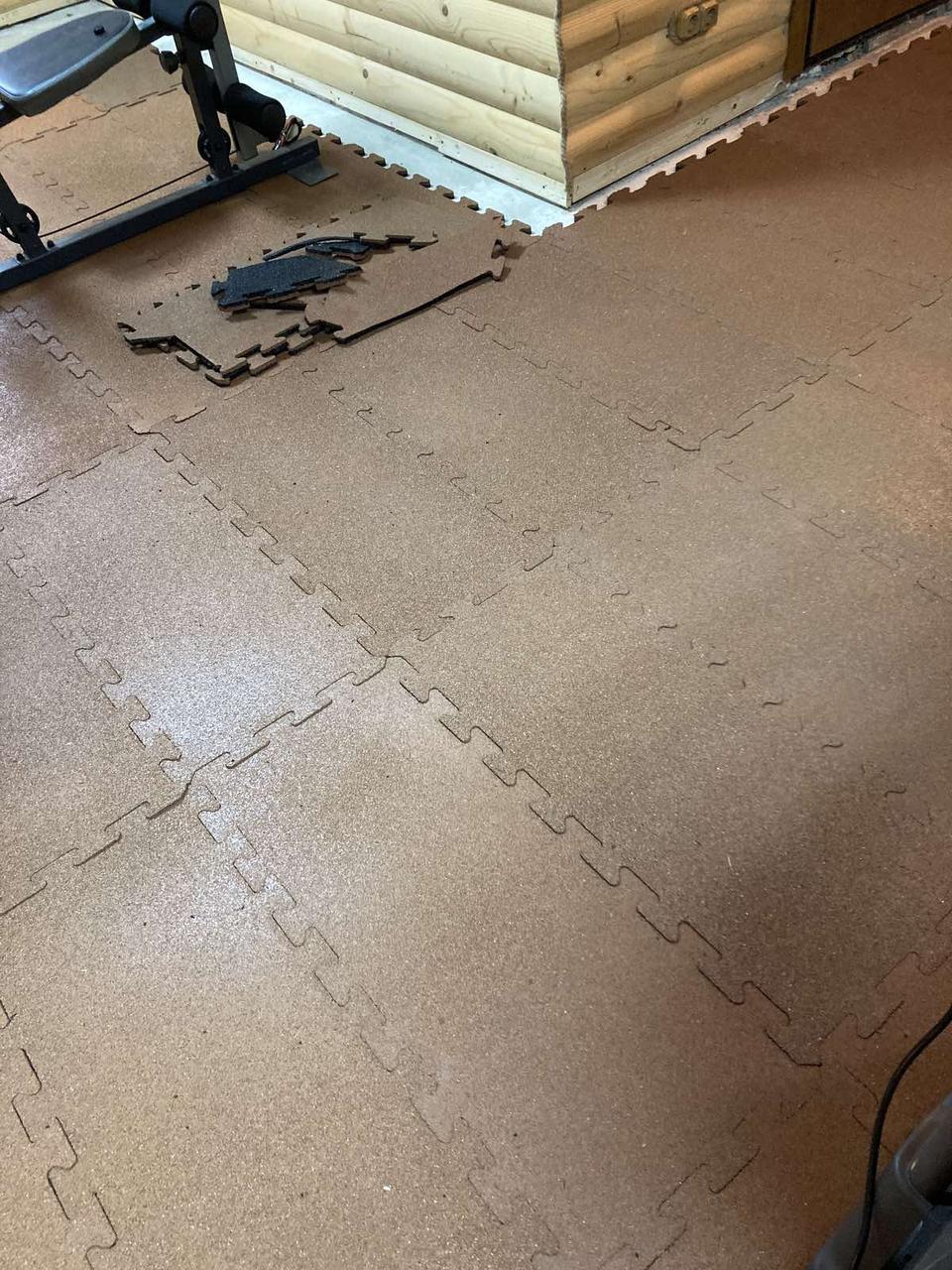 Резиновый пазл 890х400х20 мм Коричневый (2562228288) - фото 2