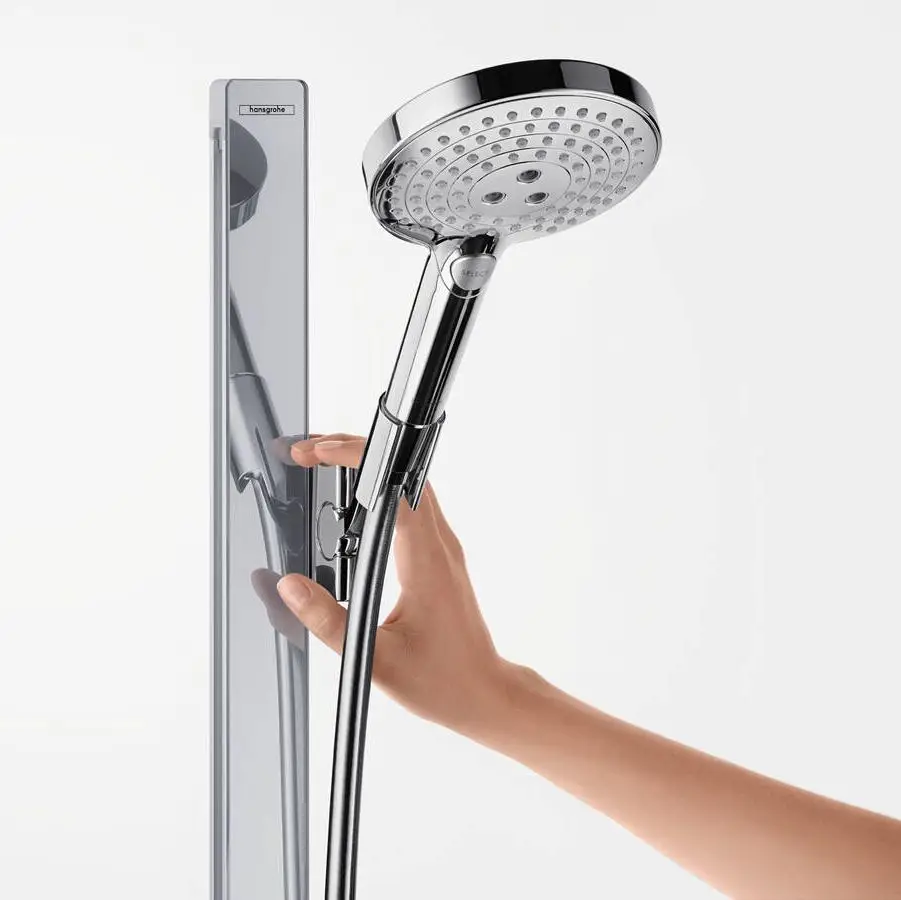 Душовий набір Hansgrohe Raindance Select S 3Jet EcoSmart 9 л/хв 120x150 см White/Chrome (27647400) - фото 2